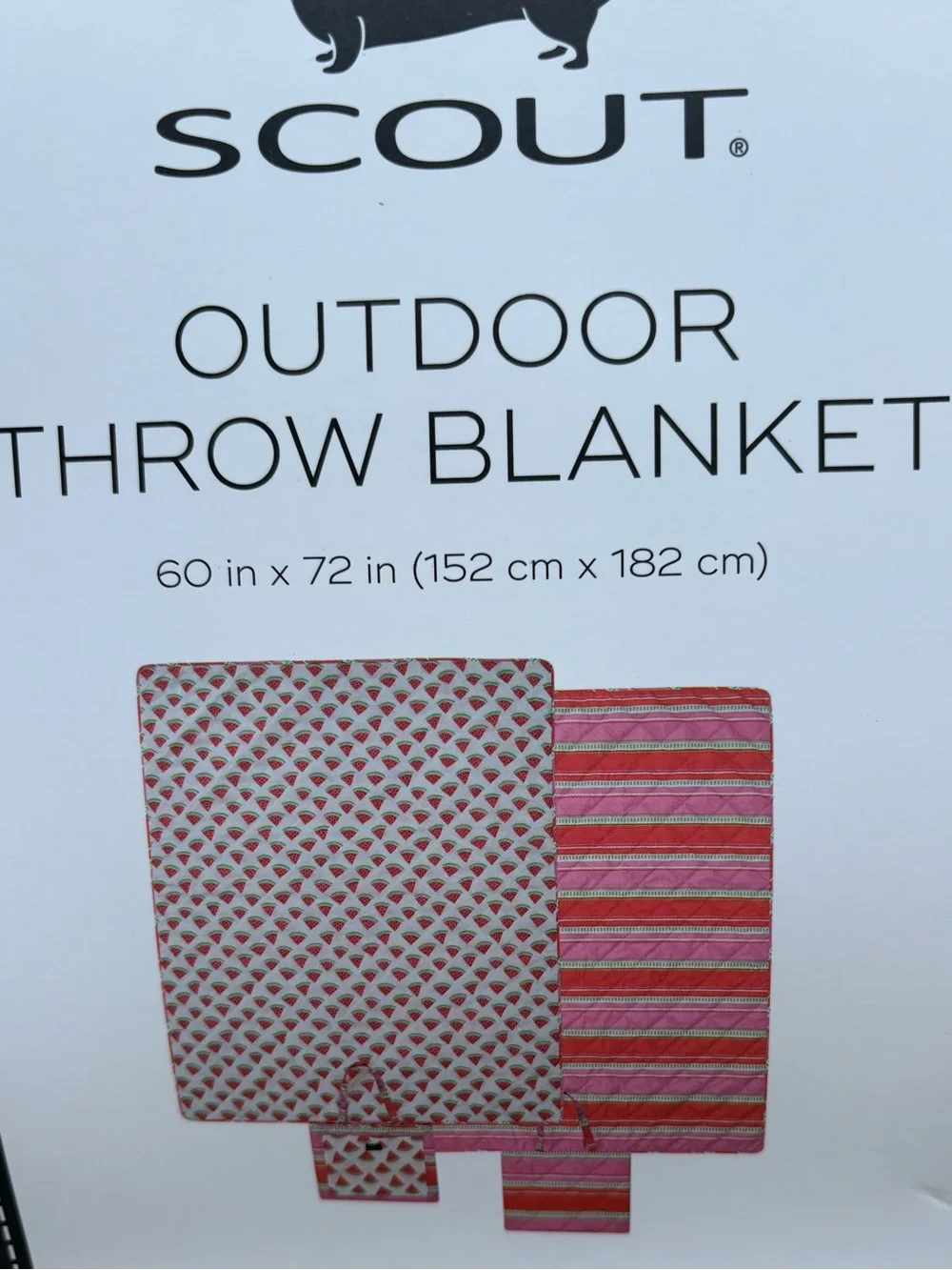 NWT Scout “One in a Melon” Outdoor Throw Blanket